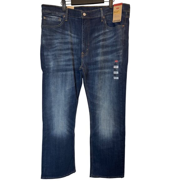 NWT Levis Mens 527 W40 L32 Dark Wash Slim Bootcut Jeans - Picture 14 of 15